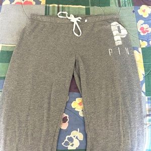VS pink size medium sweatpants